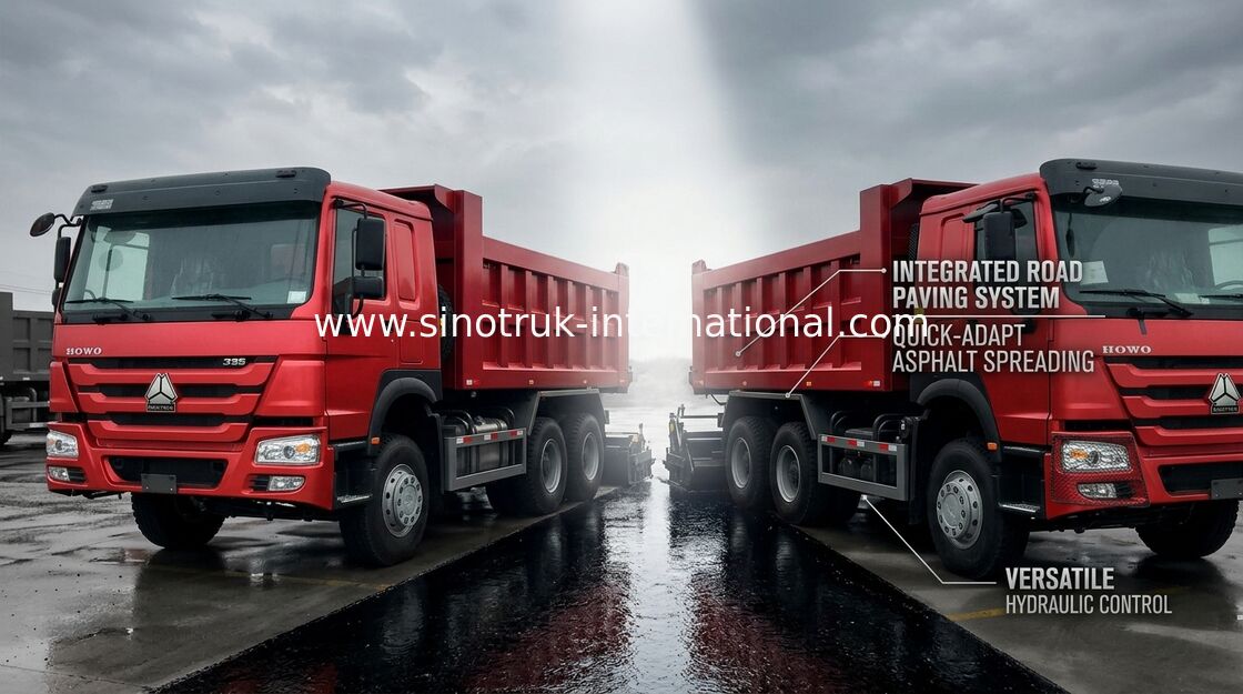 Branco de 30 toneladas/vermelho/verde do caminhão basculante 336HP 6X4 RHD de Sinotruk Howo do setor mineiro