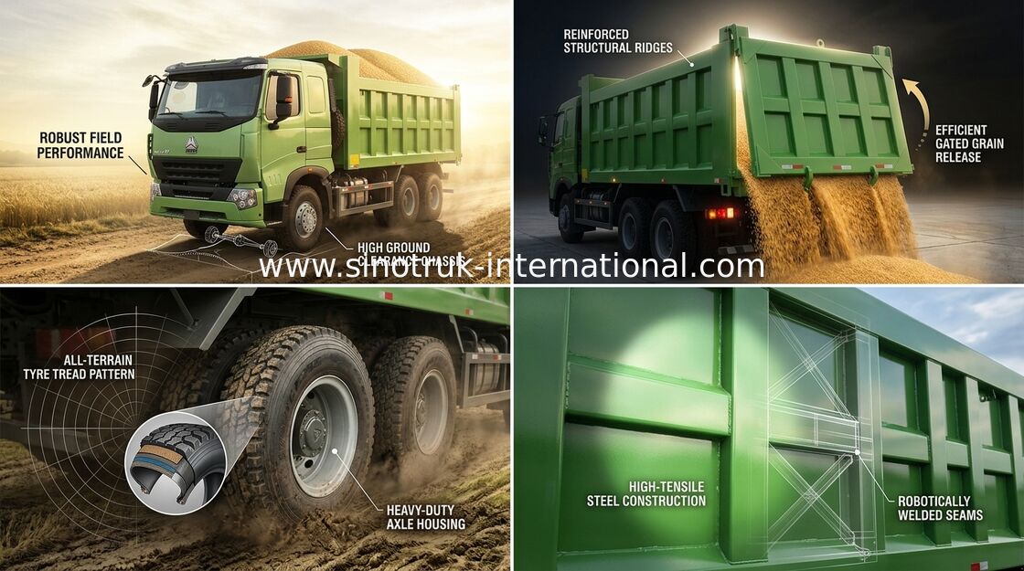 Caminhão basculante do caminhão basculante de SINOTRUK HOWO A7 25 - 30 toneladas 10 rodas RHD para minar ZZ3257N3847N1