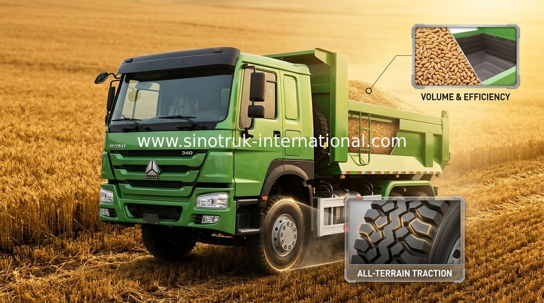 Caminhão basculante resistente ZZ3257N3647A do caminhão basculante de SINOTRUK HOWO para obras públicas