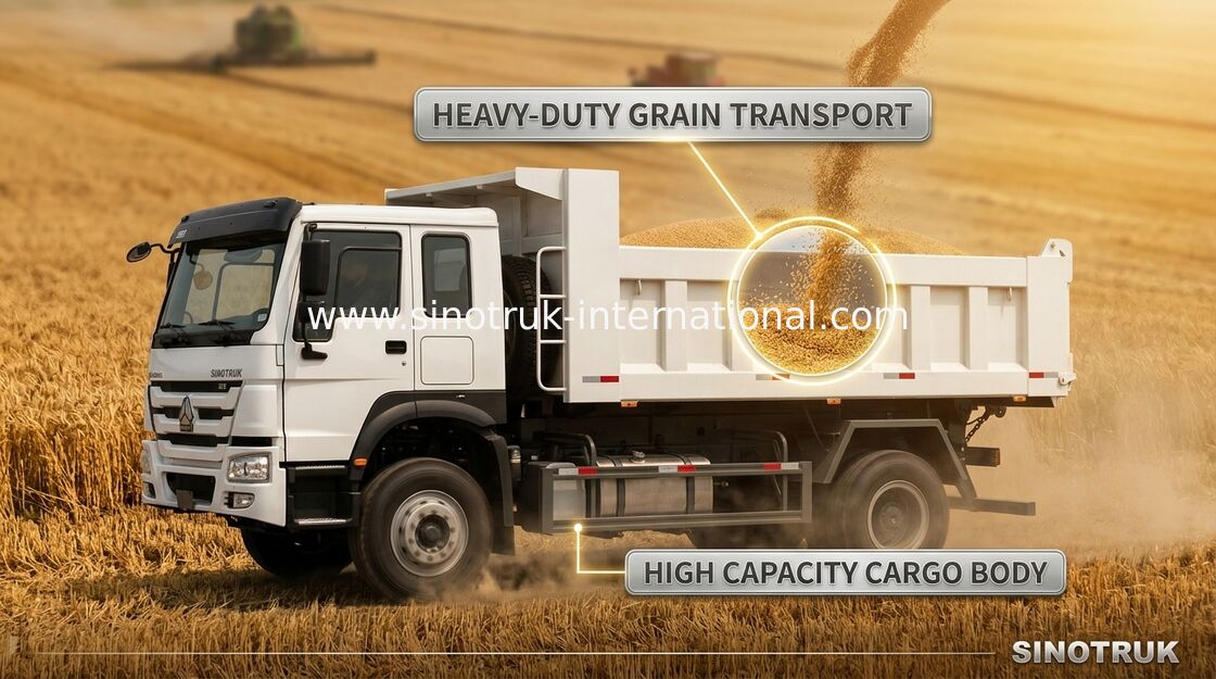 Camião basculante dourado 290HP 4X2 LHD 16tons 9-13CBM ZZ3161M3811C1 do caminhão basculante do príncipe SINOTRUK