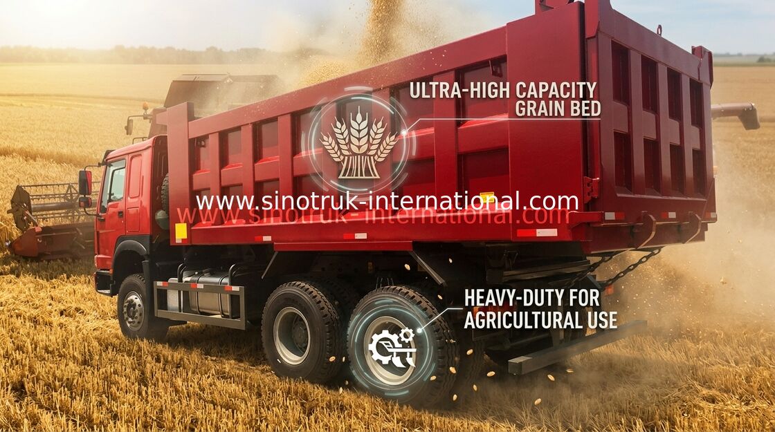 Camião basculante de LHD 6X4 SINOTRUK HOWO com o MINI WD615.47 do jogador 30 - 40 motor da tonelada
