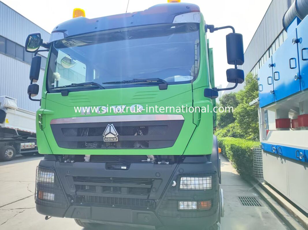 Fabrica direta HOWO TX 371HP 6X4 caminhão de carga de levantamento médio, capacidade de carga de 40-60 toneladas, caixa de carga 20CBM, duplo eixo traseiro de 16 toneladas, eixo dianteiro único de 9,5 toneladas, pneus 13R22,5