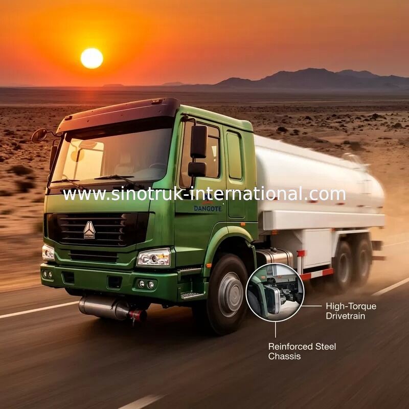 SINOTRUK HOWO 16-20CBM Caminhão-tanque de combustível 6X4 LHD 290HP Caminhão-tanque de petróleo Euro2