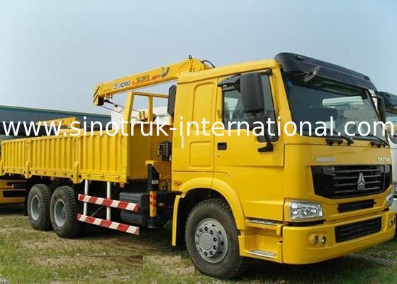 High Performance Telescoping Boom Truck Mounted Crane 6X4 290HP 14.5m Lifting Height
