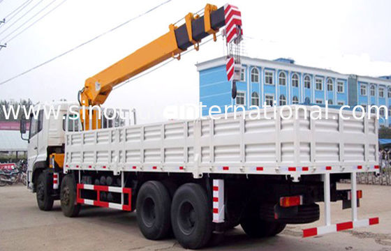High Performance Telescoping Boom Truck Mounted Crane 6X4 290HP 14.5m Lifting Height