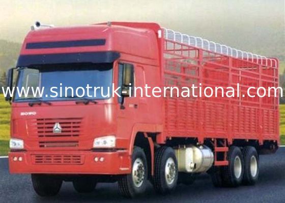 Warehouse Type Cargo Stake Truck SINOTRUK HOWO 8X4 LHD Euro2 336HP