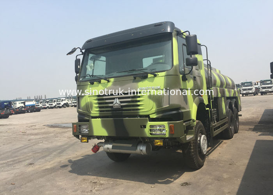 Caminhão de petroleiro militar 16 do fuel-óleo de LHD 6X6 - 25 capacidade alta do Euro 2 336 HP de CBM