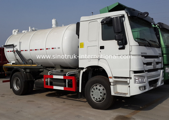 Caminhão 8-12CBM RHD 4X2 da sução da água de esgoto da empresa do saneamento, caminhões do desperdício líquido