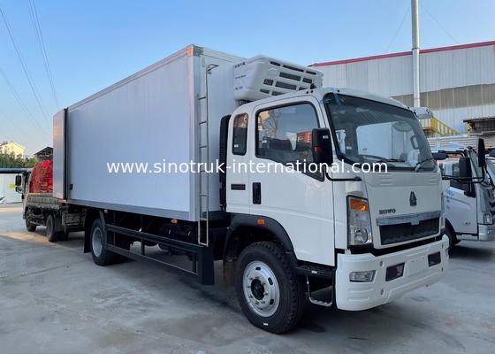 Caminhão refrigerado SINOTRUK HOWO 4×2 5-10 toneladas 140HP RHD
