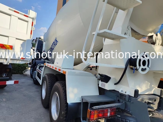 HOWO RHD 6*4 12CBM caminhão de mistura branco de alta potência 380HP tanque de mistura italiano de alta eficiência