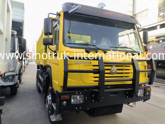 Sinotruk Howo Tipper Dump Truck 6 × 4 Lhd 10 rodas 20CBM Cargo Box Pneus de mineração