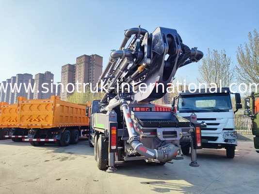High Rise Mastery HOWO 380HP Smart Pump Trucks 52m Boom 6x4 Tração para verticais incomparáveis