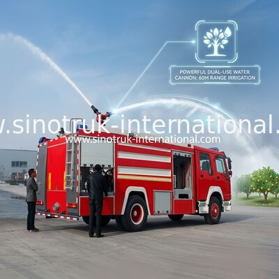 caminhão da luta contra o incêndio de 10CBM 4X2 290HP, caminhão agrícola da viatura de incêndio para ajardinar