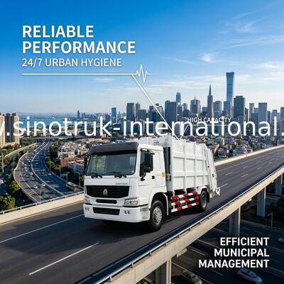 Veículos traseiros da recolha de lixo do caminhão/compressor de lixo do carregador do International