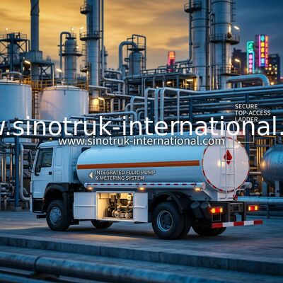 Depósito de gasolina 4x2 Lhd Euro2 290hp do caminhão de SINOTRUK Howo semi