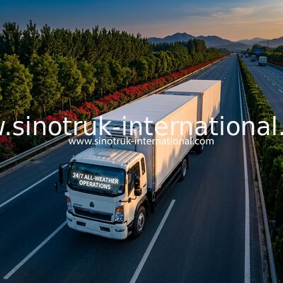 Caminhão refrigerado SINOTRUK HOWO 4×2 5-10 toneladas 140HP RHD