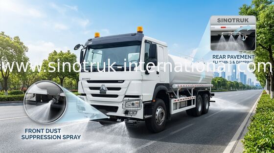 Tanque de água branco 30CBM (6×4, 380HP, direção à esquerda): principais vantagens para o transporte de fluidos