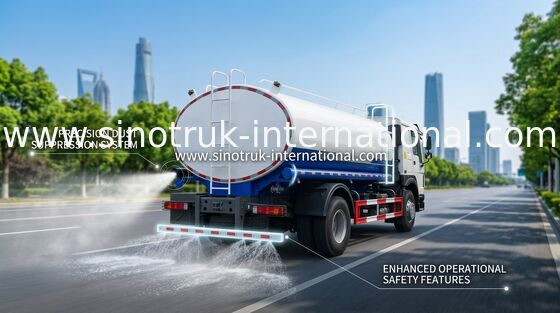 HOWO SINOTRUK Caminhão de tanque de água 300HP Azul