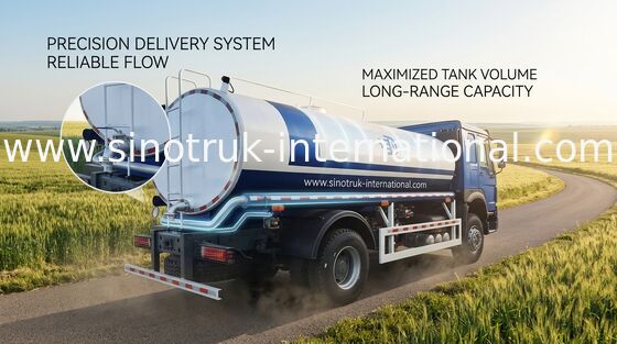 HOWO SINOTRUK Caminhão de tanques de água 300 CV