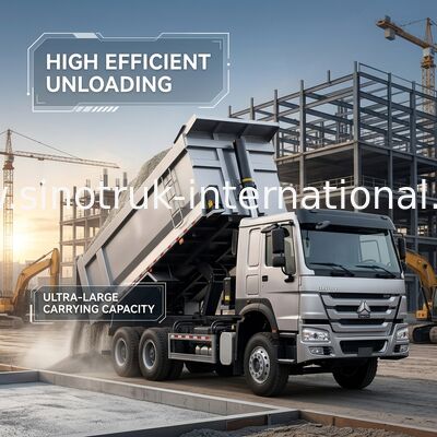 Caminhão SINOTRUK HOWO 400HP 12 Rodas LHD 40Tons 30CBM ZZ3317V3567B1