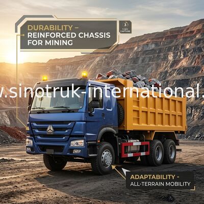SINOTRUK HOWO Caminhão Basculante LHD 6×4 400HP