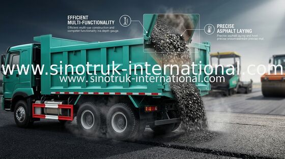 30-40 de RHD 10 das rodas toneladas do caminhão basculante SINOTRUK HOWO A7 do caminhão basculante para a construção