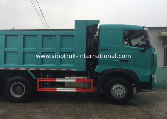 290HP do caminhão basculante 6 x 4 do caminhão basculante da construção de SINOTRUK HOWO A7 na cor azul