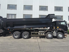 Mineração nova Tipper Dump Truck de 20-50Tons 8 x 4 de Howo preto 400Hp do Euro 2