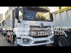 Sinotruk Howo/Hohan Nx 6×4 Carrinho de descarga de despejo 10 rodas Corpo de carga retangular 20CBM Cor Branca