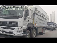 Caminhão SINOTRUK HOWO 380HP 12 rodas LHD 31 toneladas 20-30CBM V7-X cabine