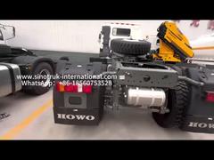 Caminhão Trator SINOTRUK HOWO Ghost Face cabine 6X6 Euro 2 430 HP Para-choque Militar Branco Para Você