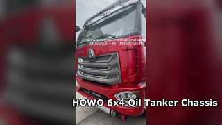 Transporte eficiente do caminhão de tanque 371HP do óleo de SINOTRUK HOWO 6x4