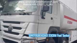 Desempenho resistente do caminhão petroleiro do óleo de SINOTRUK HOWO 33CBM